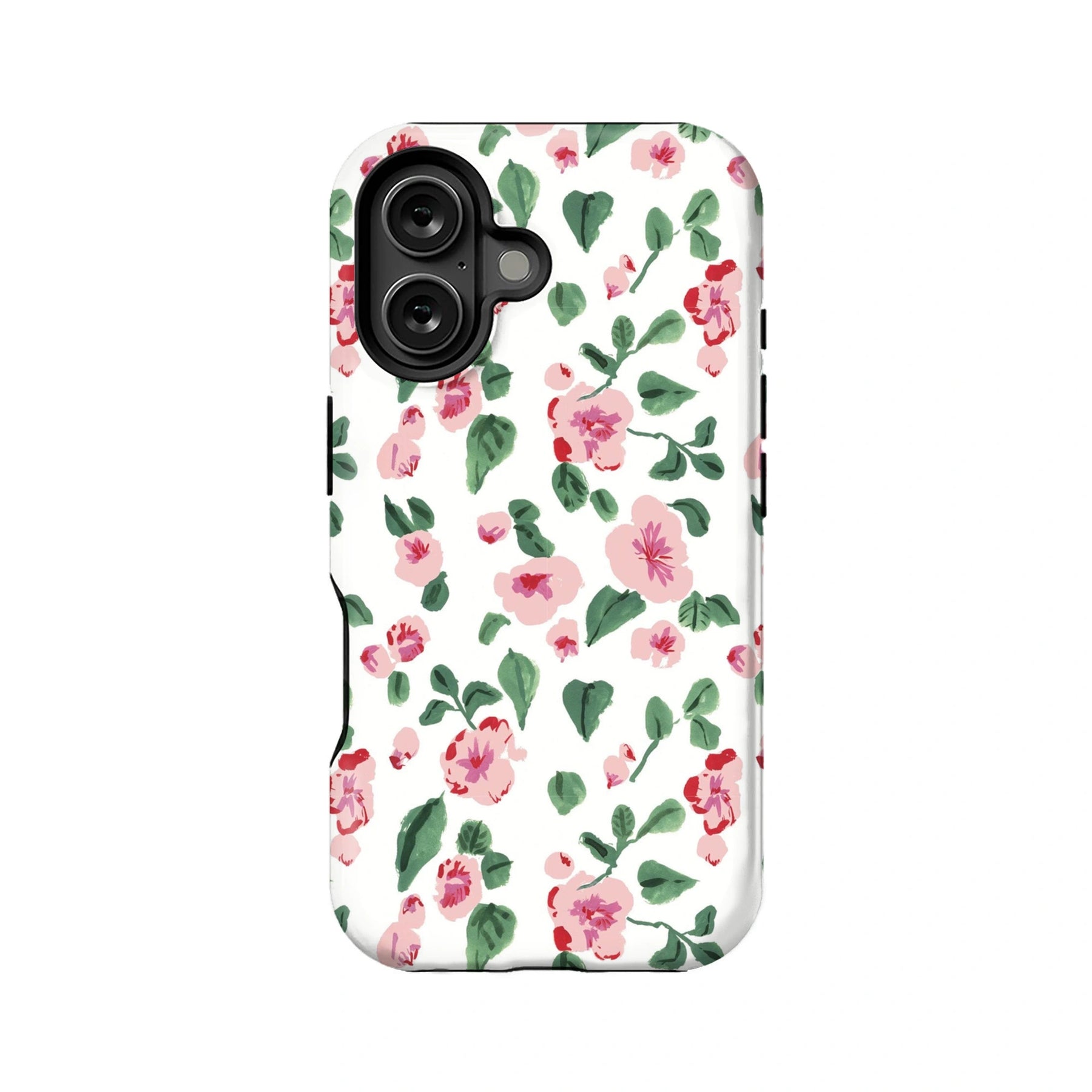 Funda para teléfono con diseño floral pintado a mano: fresca y elegante