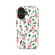 Funda para teléfono con diseño floral pintado a mano: fresca y elegante