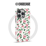 Funda para teléfono con diseño floral pintado a mano: fresca y elegante