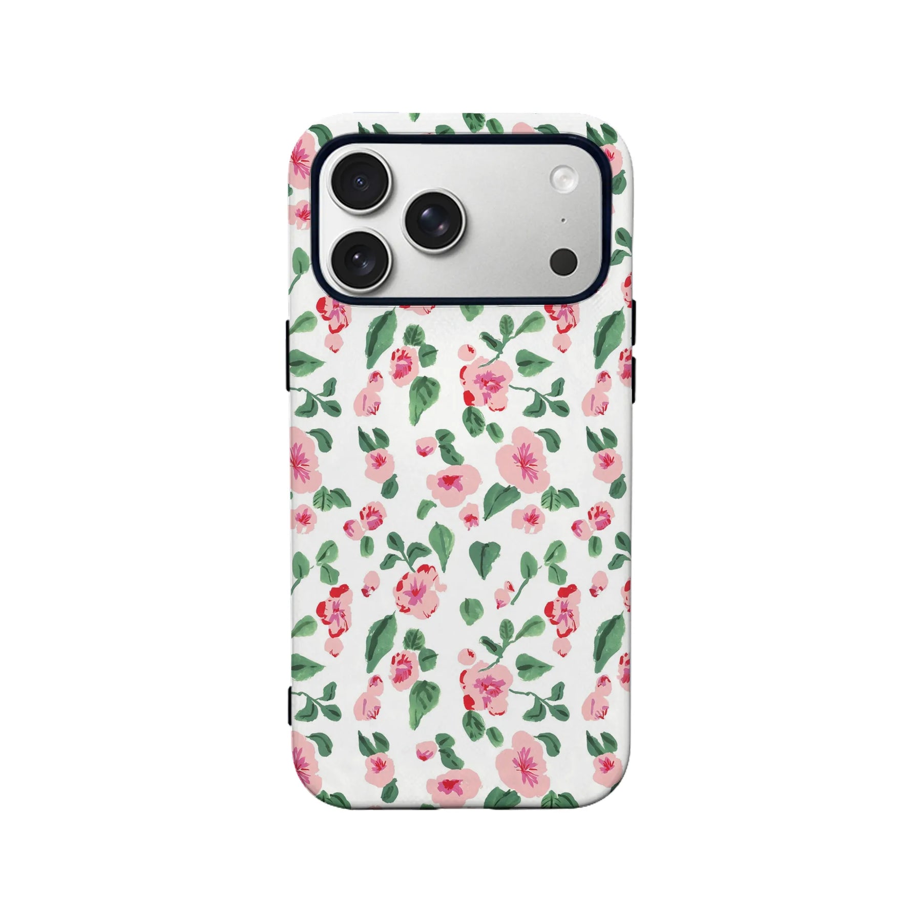 Funda para teléfono con diseño floral pintado a mano: fresca y elegante