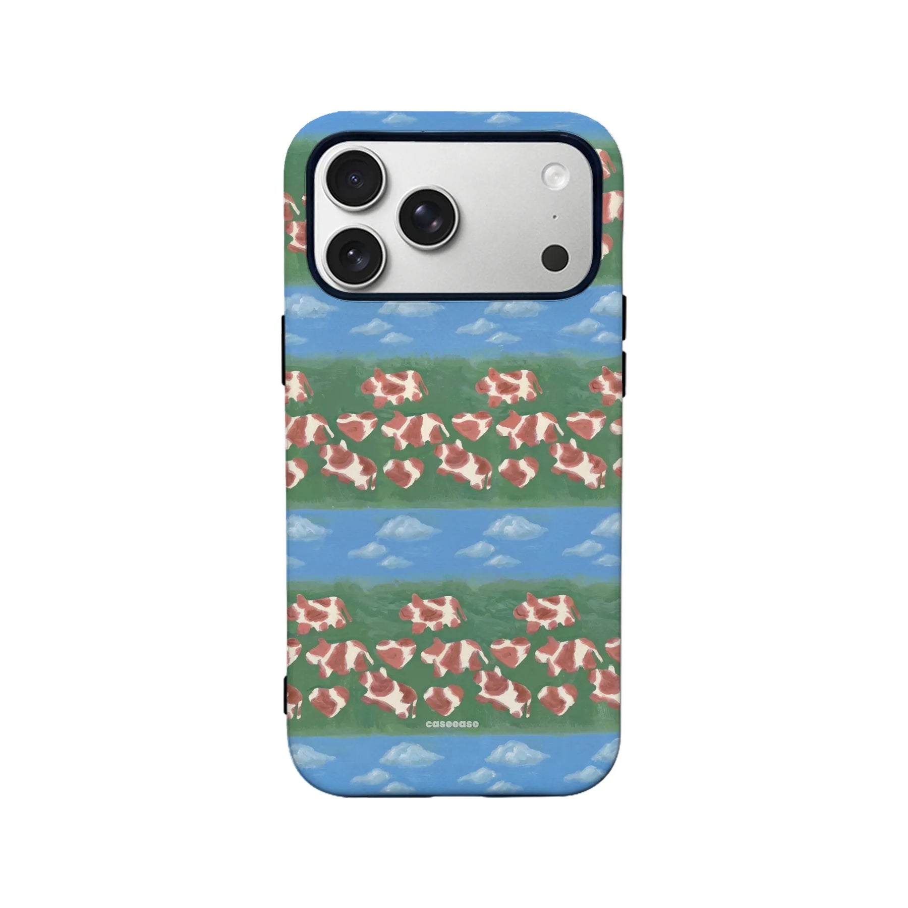 Whimsical Cow Pattern Phone Case
