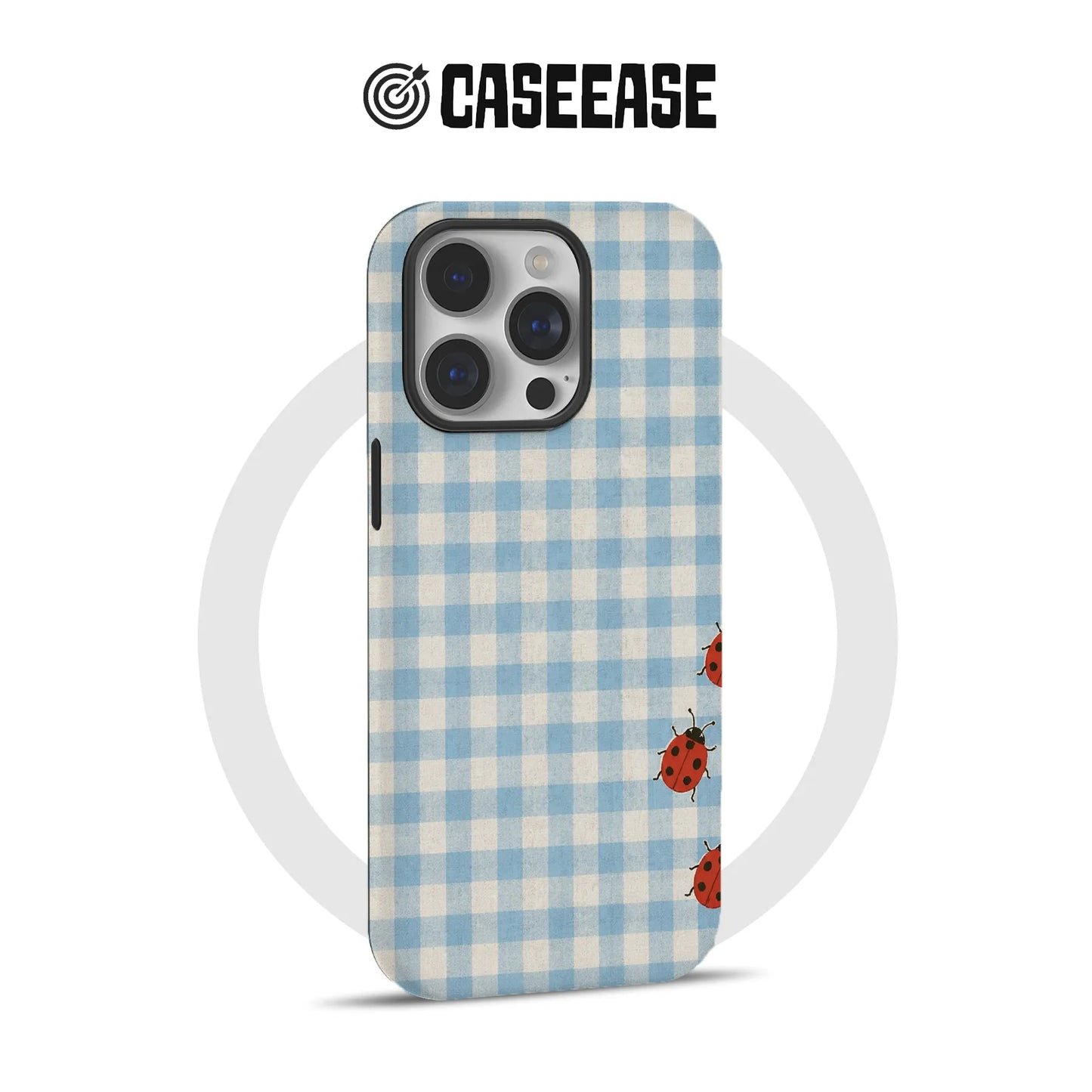 Ladybug Gingham Phone Case