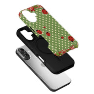 Vintage Ladybug Pattern Phone Case