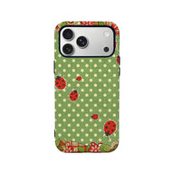 Vintage Ladybug Pattern Phone Case