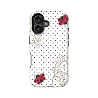 Ladybug Floral Pattern Phone Case
