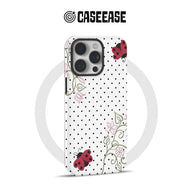 Ladybug Floral Pattern Phone Case