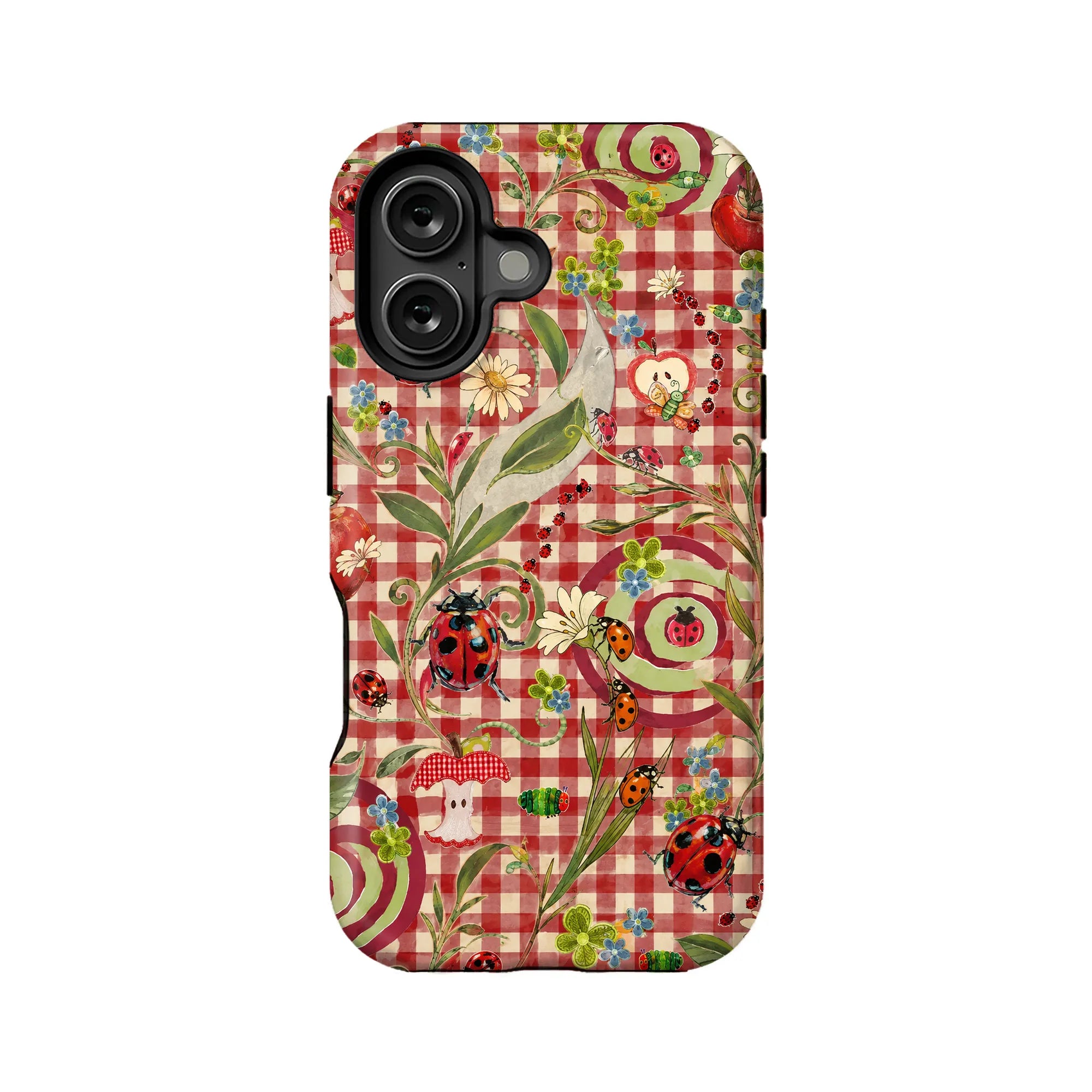 Colorful Ladybug Floral Phone Case
