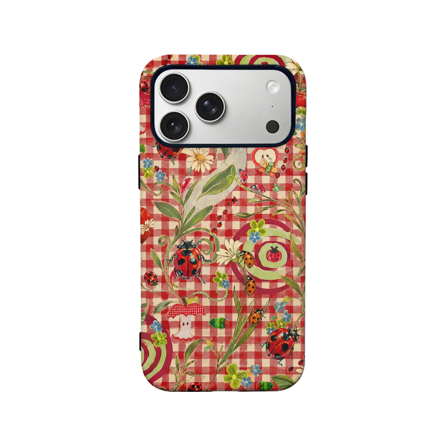 Colorful Ladybug Floral Phone Case