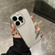 Luxury Glitter Sparkle iPhone Case | Clear Bling Diamond Protective Cover with Full Camera Lens Protection