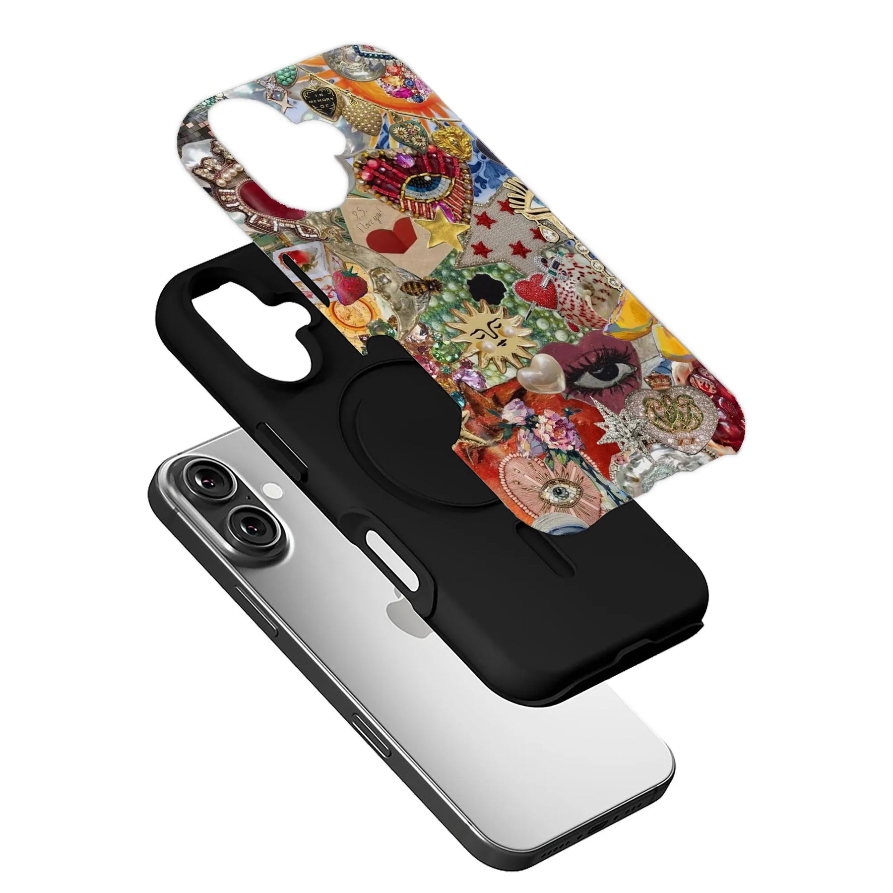 Funda para teléfono con encanto bohemio vibrante