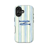 Artistic Blue Fish Phone Case