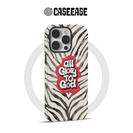 Zebra Stripe Phone Case with Inspirational Quote