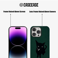 Edgy Black Cat Phone Case