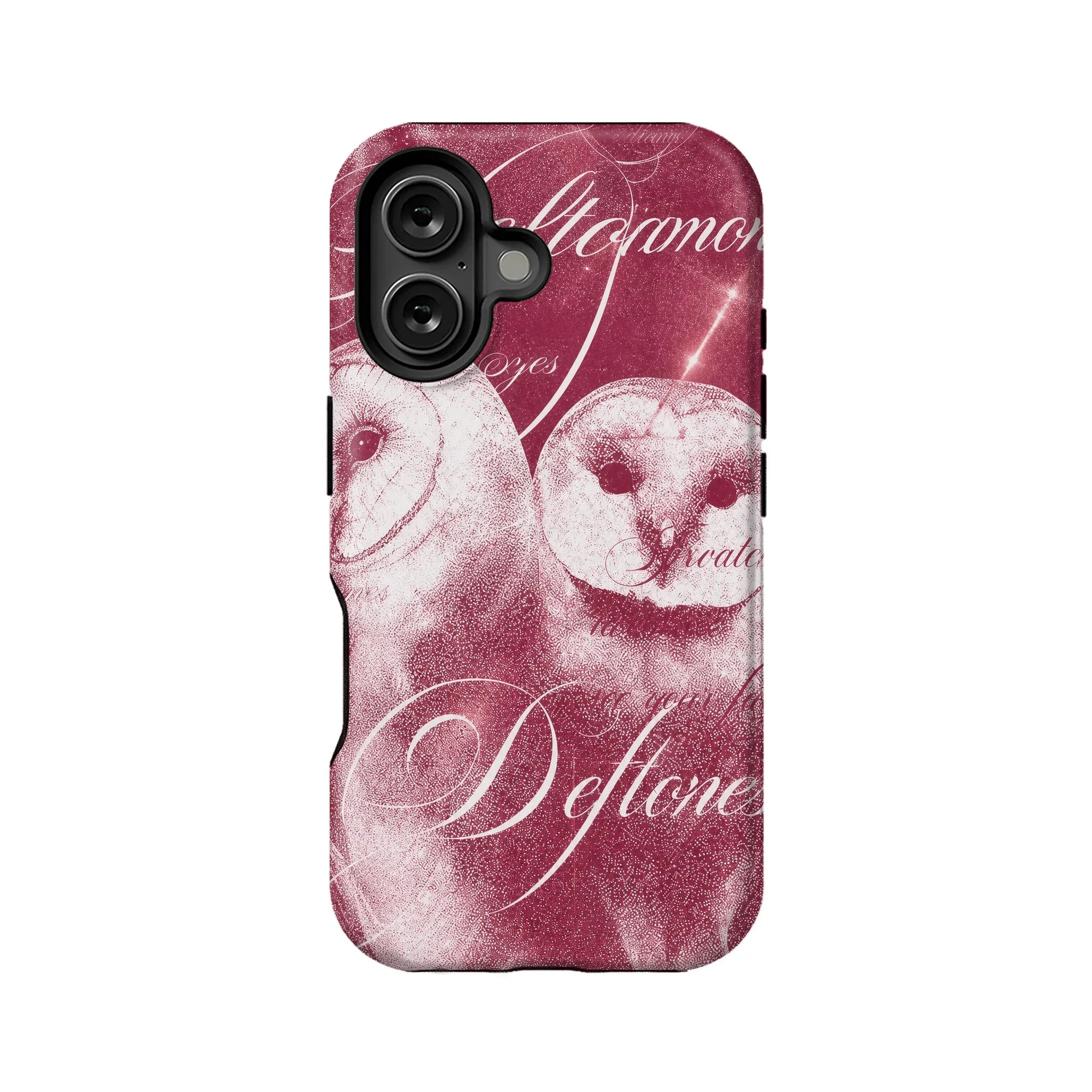 Artistic Owl Design Phone Case