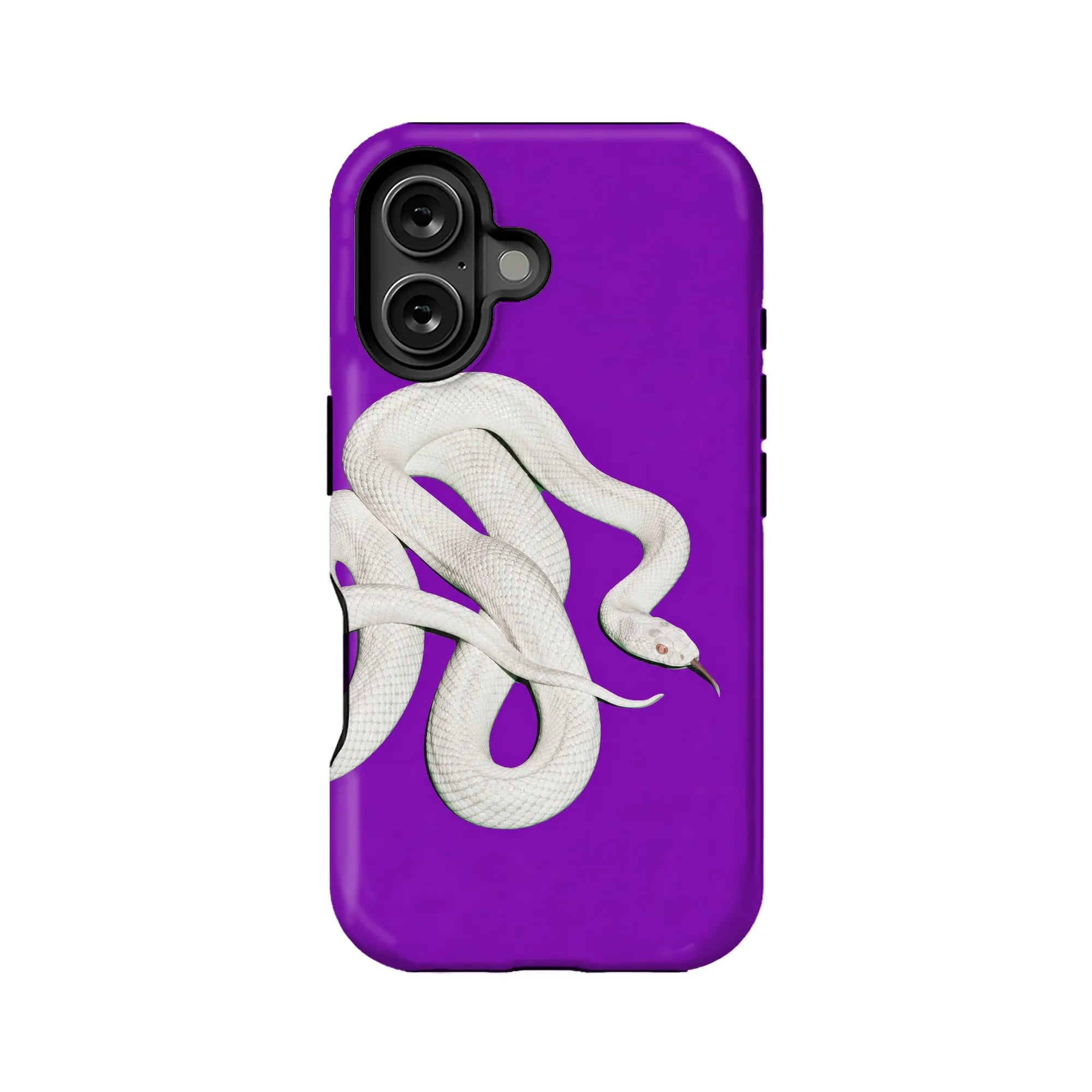 Stylish White Snake Phone Case