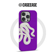 Stylish White Snake Phone Case