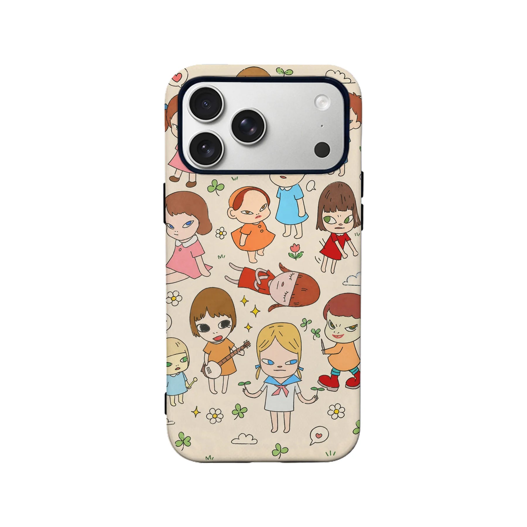 Whimsical Cartoon Characters Phone Case