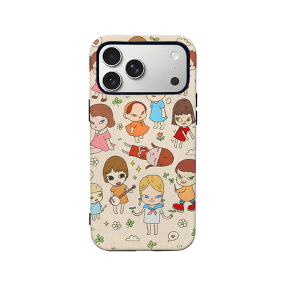 Whimsical Cartoon Characters Phone Case