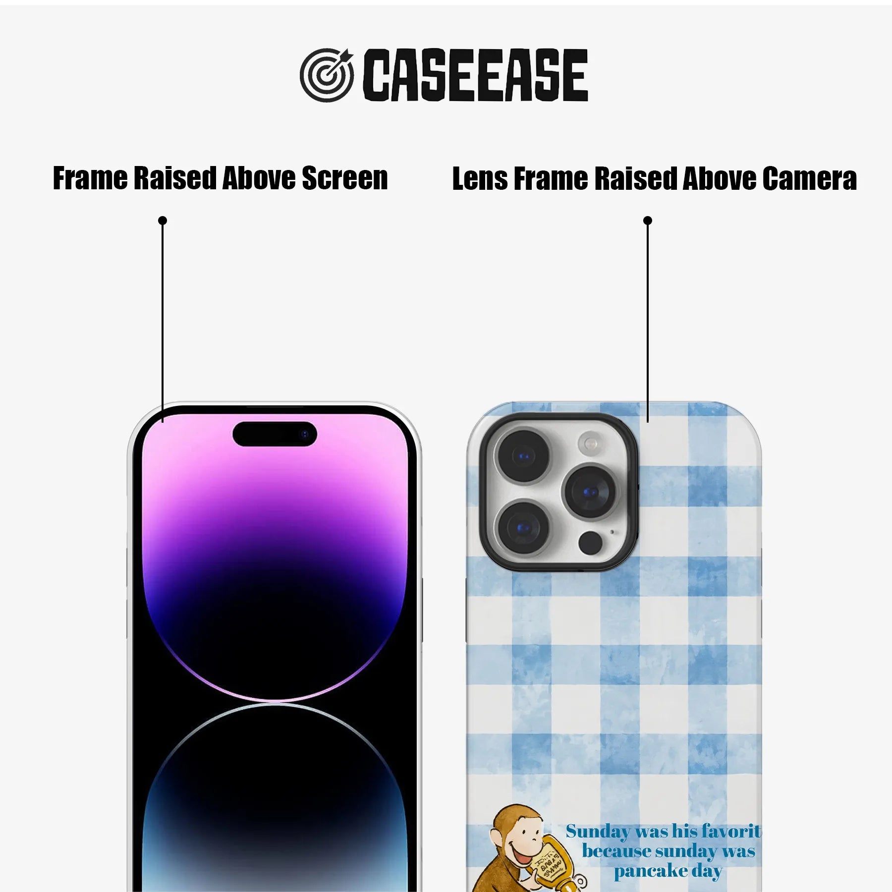 Curious Monkey Pancake Day Phone Case