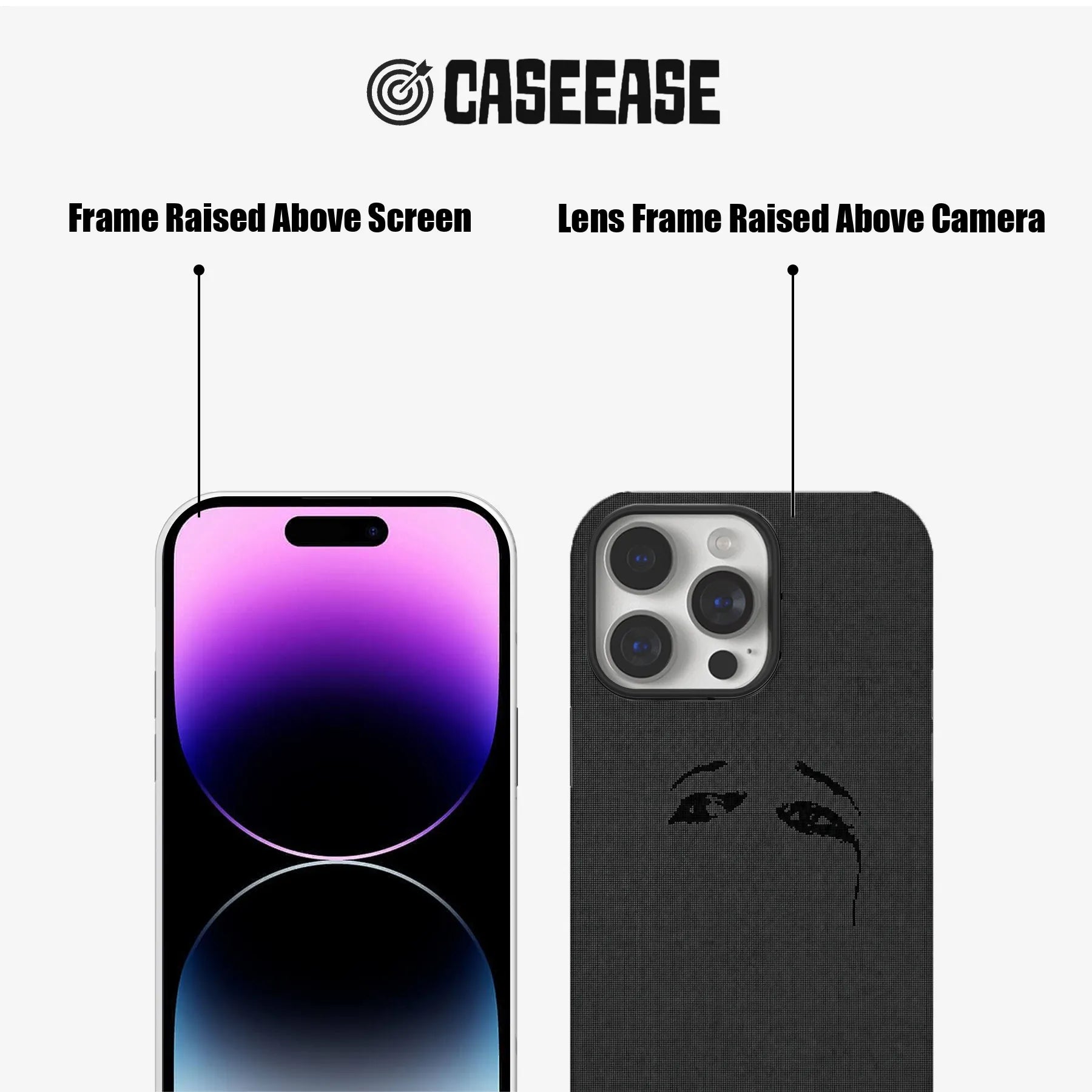 Elegant Black Face Phone Case