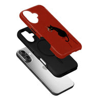Artistic Black Cat Phone Case