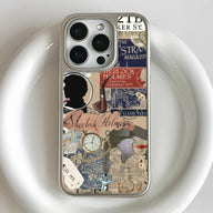 Sherlock Holmes Collage Phone Case - Vintage Literary Design