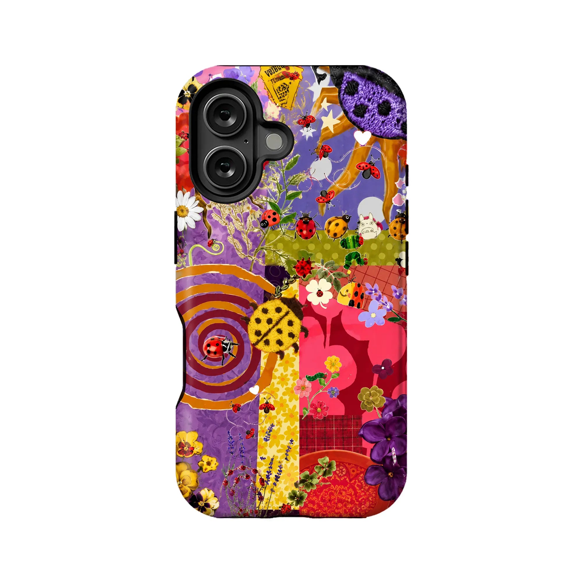 Artistic Ladybug Floral Phone Case