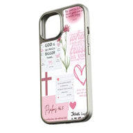Holographic Chrome Phone Case - Faith Inspired Design