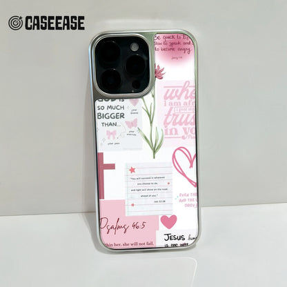 Holographic Chrome Phone Case - Faith Inspired Design