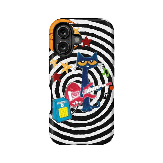 Rockstar Cat Phone Case - Colorful and Fun