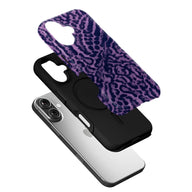Purple Leopard Print Phone Case
