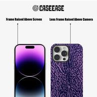 Purple Leopard Print Phone Case