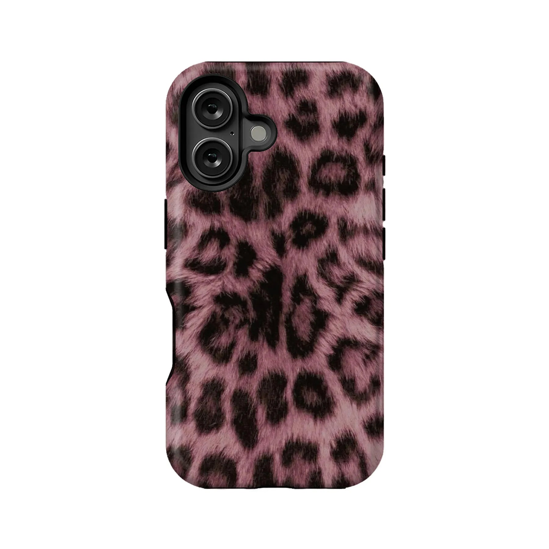 Stylish Pink Leopard Print Phone Case