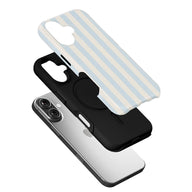 Stylish Blue Striped Phone Case