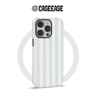 Stylish Blue Striped Phone Case