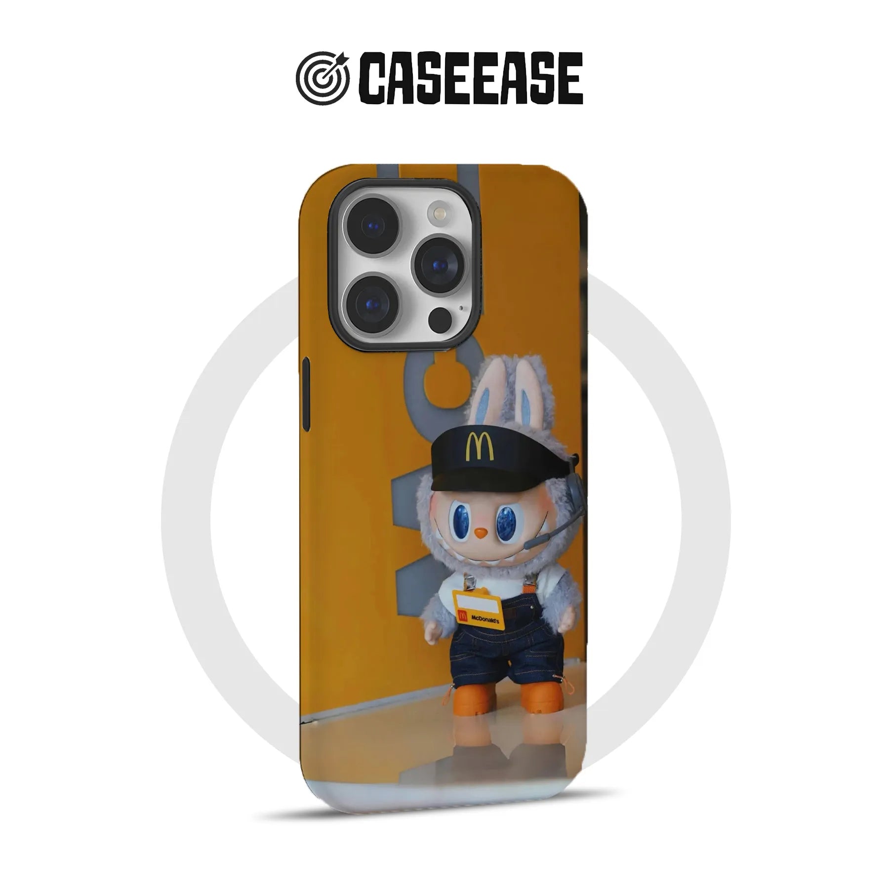 Funda para teléfono con el personaje Labubu de McDonald's: edición divertida y única