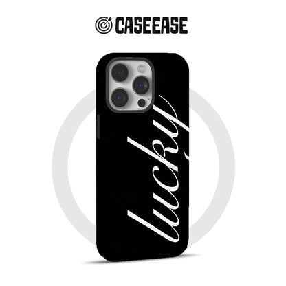 Lucky Statement Black Phone Case