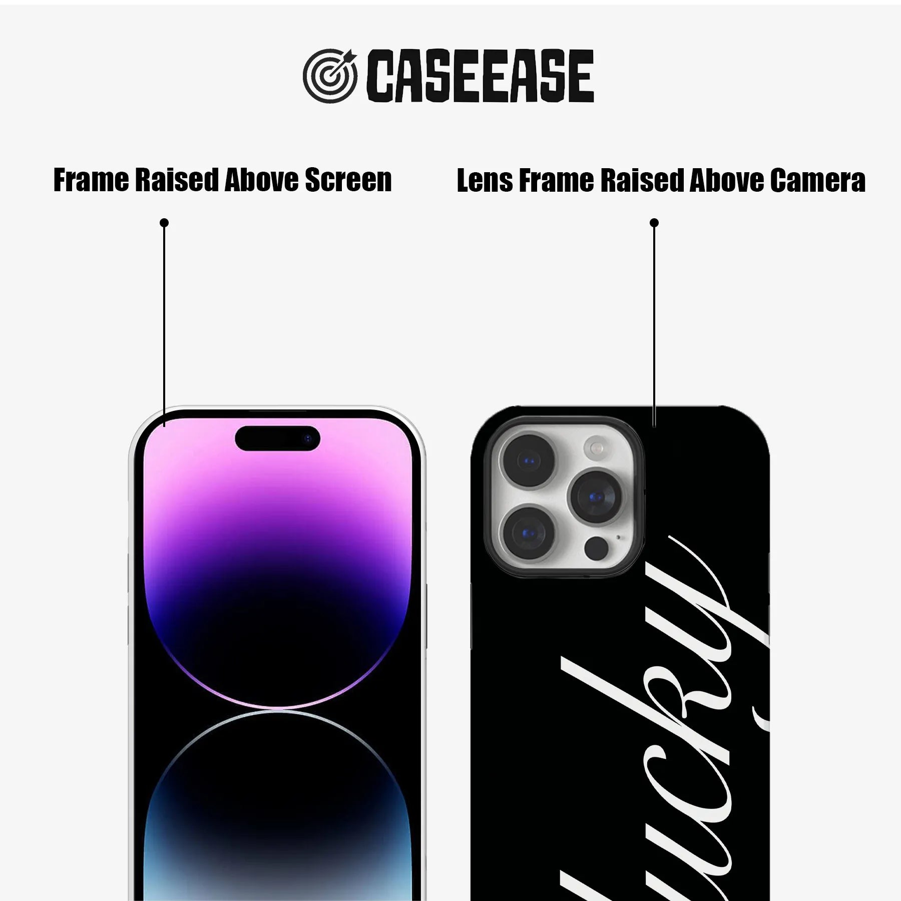 Lucky Statement Black Phone Case