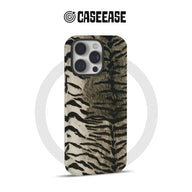 Elegante funda para teléfono con rayas de tigre