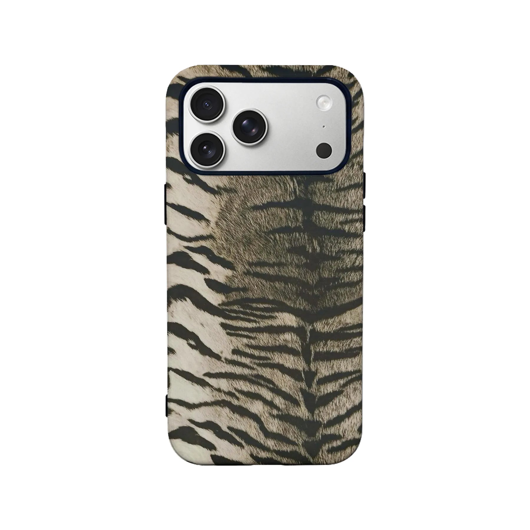 Elegante funda para teléfono con rayas de tigre