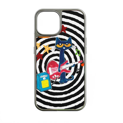 Holographic Chrome Rock Star Phone Case - Music Vibes & Colorful Design