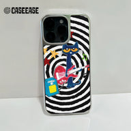 Holographic Chrome Rock Star Phone Case - Music Vibes & Colorful Design