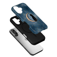 Black Cat Moon Phone Case