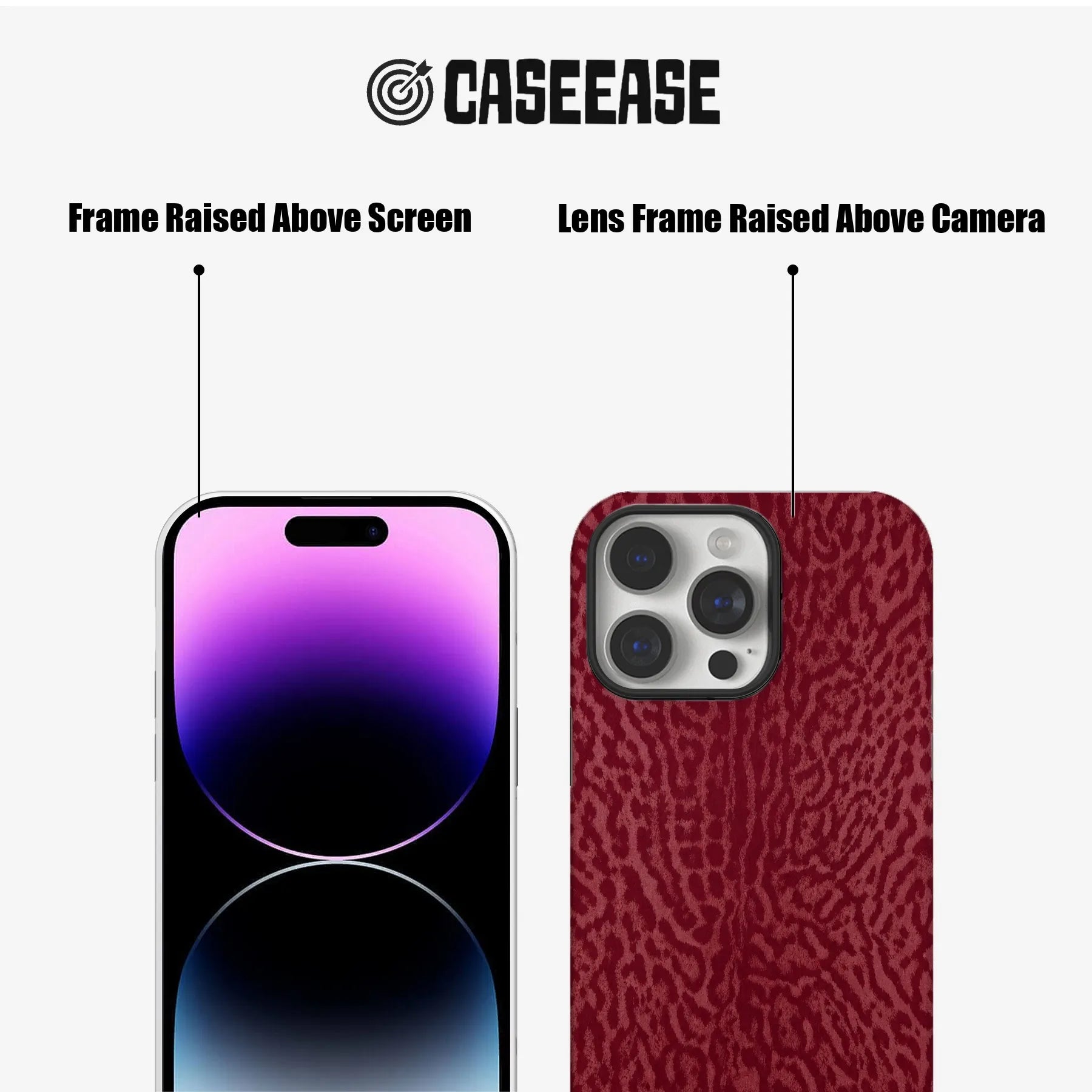 Elegant Burgundy Texture Phone Case