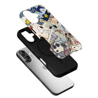 Funda para teléfono con collage vintage de Snoopy