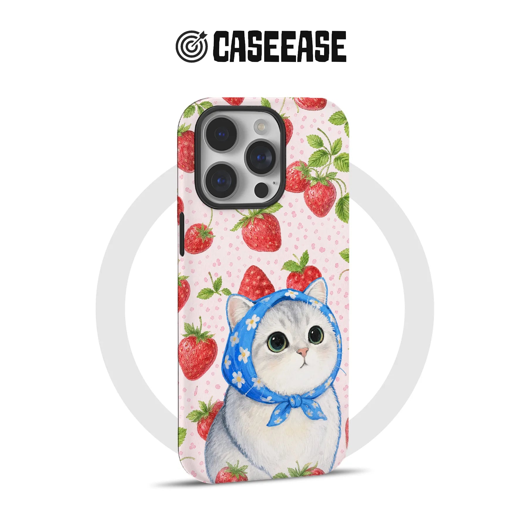 Strawberry Cat Phone Case