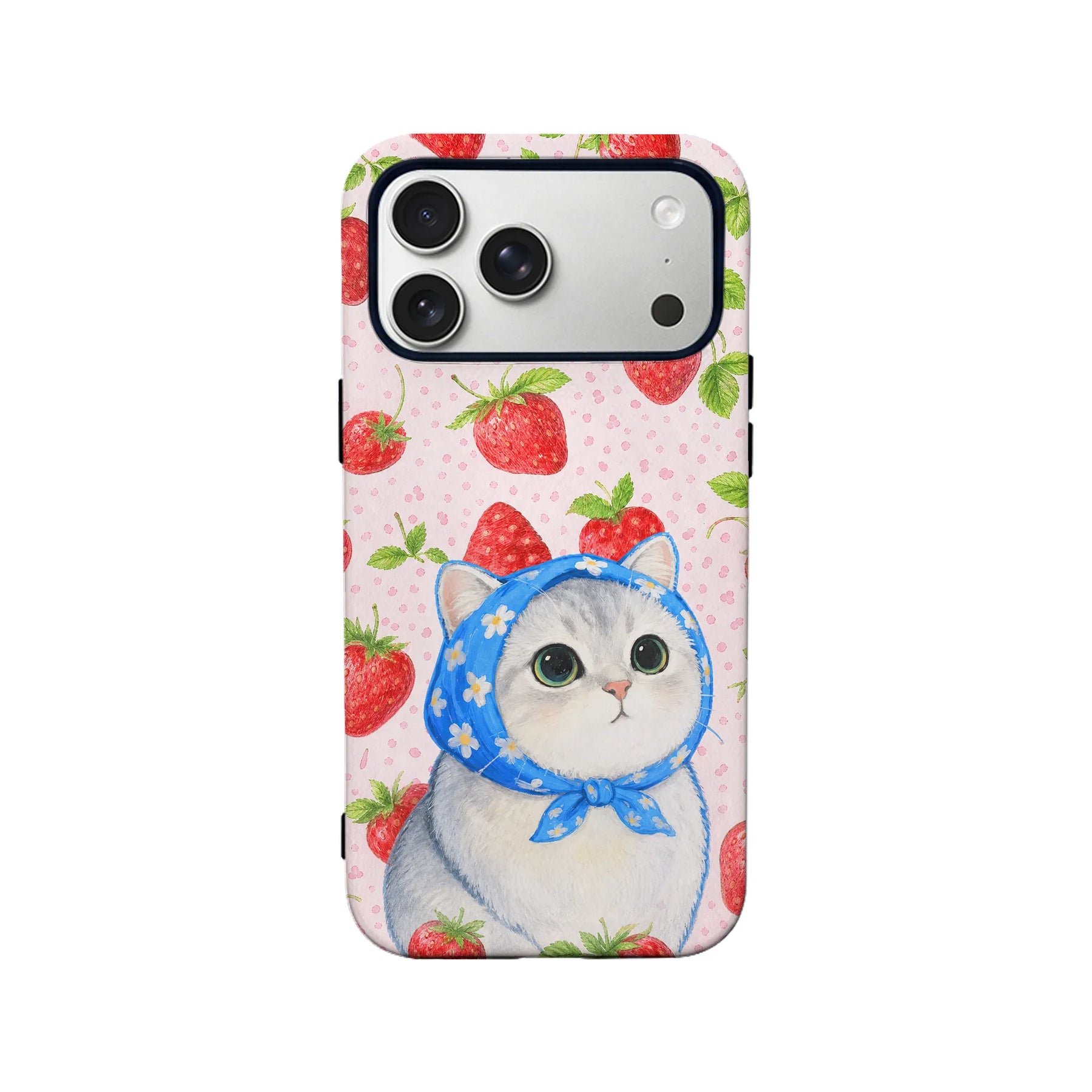 Strawberry Cat Phone Case