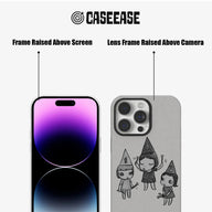 Whimsical Cartoon Girl Phone Case