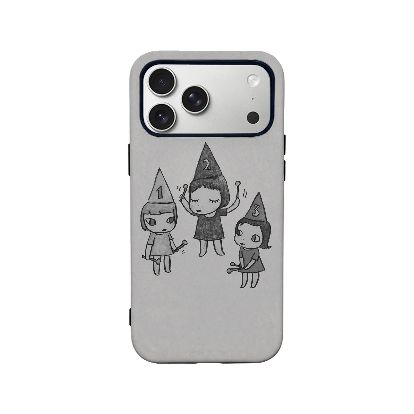 Whimsical Cartoon Girl Phone Case