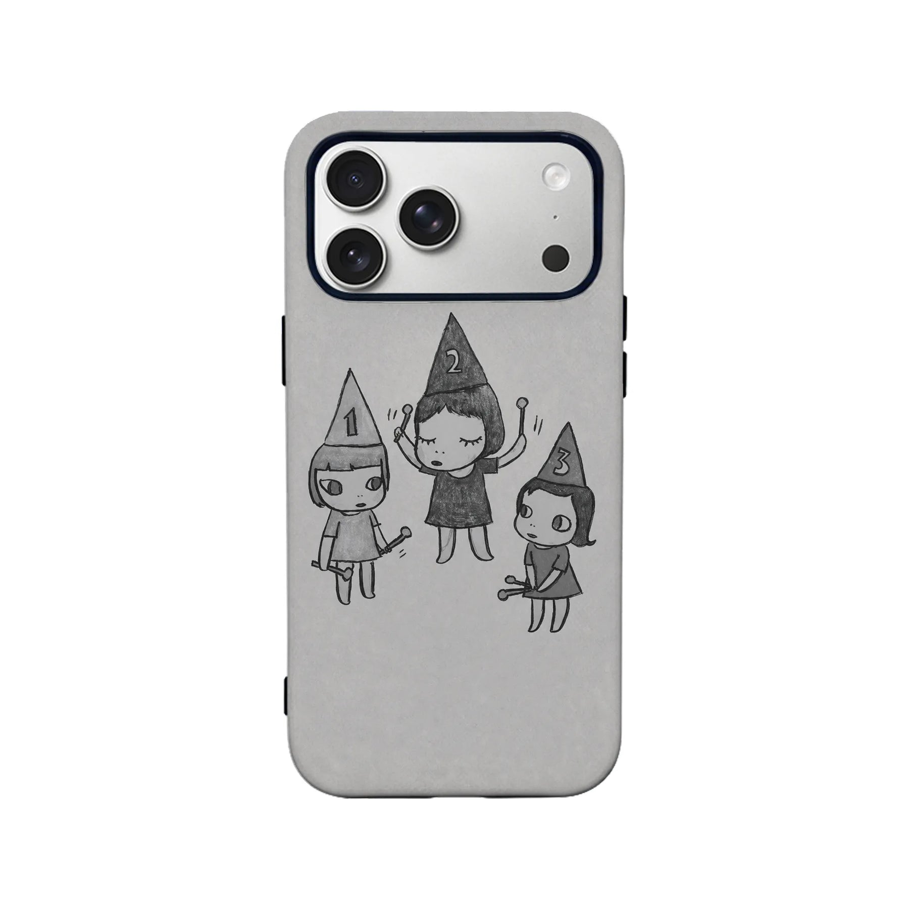 Whimsical Cartoon Girl Phone Case